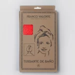 TURBANTE PARA CABELLO COLOR CORAL